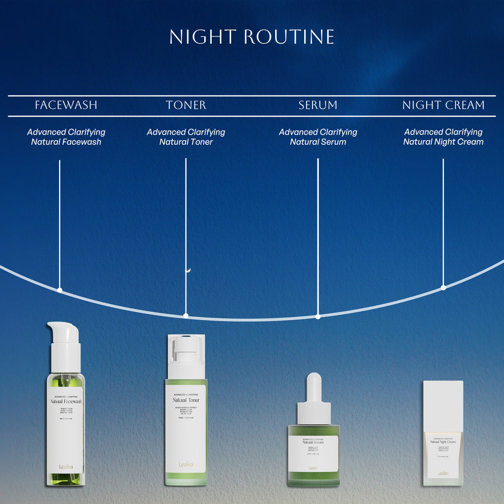 night routine for glowing skin